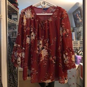 Flutter Sleeve Blouse